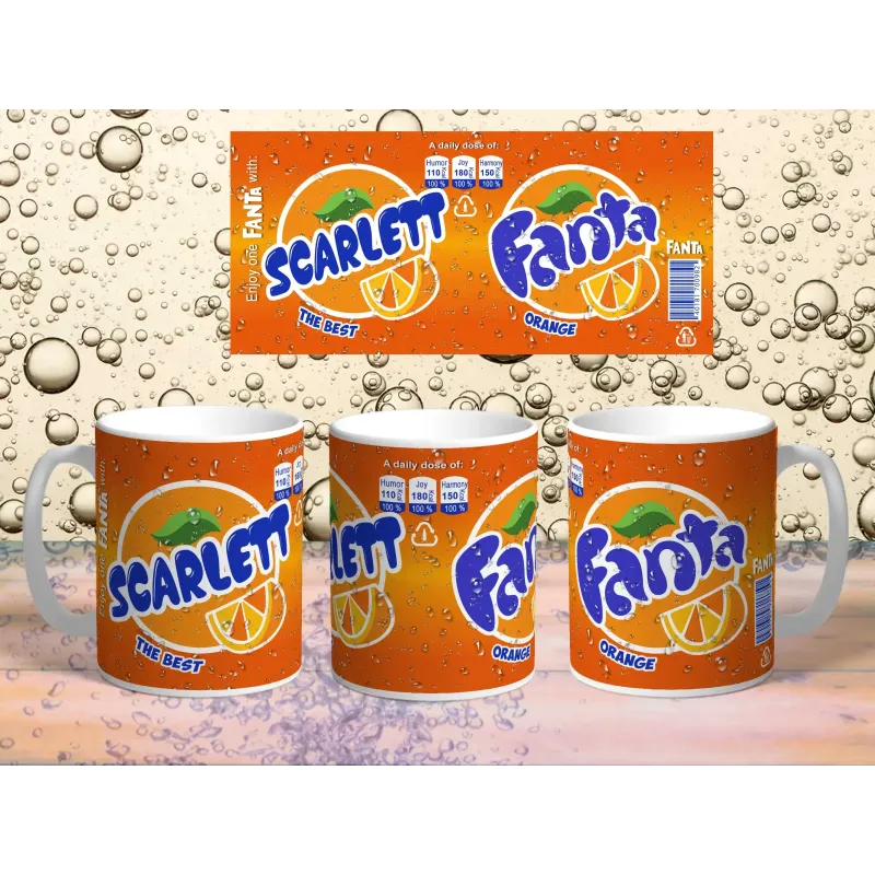Fanta Orange Personalised Mug - Sip in Style!