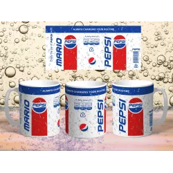 Personalised Pepsi Cola White Mug - Unique Gift Idea!
