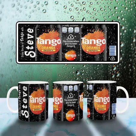 Personalised Tango Orange Mug - Perfect Gift for Any Occasion!
