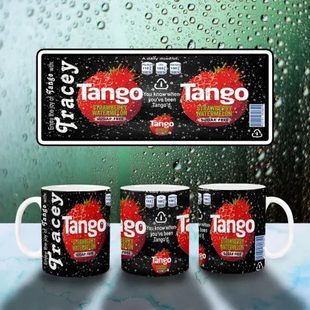 Personalised Tango Strawberry & Melon Mug - Unique Gift!