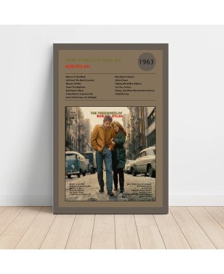 Bob Dylan - The Freewheelin Fine Art Album Poster