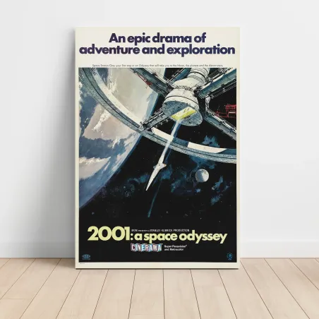 2001: A Space Odyssey (1968) Fine Art Movie Poster