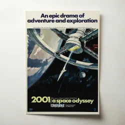 2001: A Space Odyssey (1968) Fine Art Movie Poster