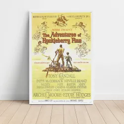 The Adventures of Huckleberry Finn Fine Art 1960's Movie Poster