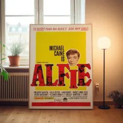 Alfie Fine Art 1960's Movie Poster Wall Art