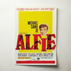 Alfie Fine Art 1960's Movie Poster Wall Art