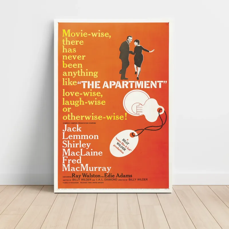 The Apartment Fine Art 1960's Movie Poster The Apartment Fine Art 1960's Movie Poster