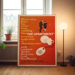 The Apartment Fine Art 1960's Movie Poster