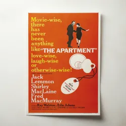 The Apartment Fine Art 1960's Movie Poster