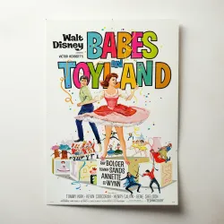 Babes in Toyland Fine Art 1960's Movie Poster