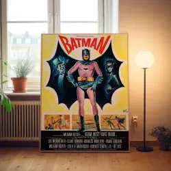 Batman Fine Art 1960's Movie Poster Wall Art