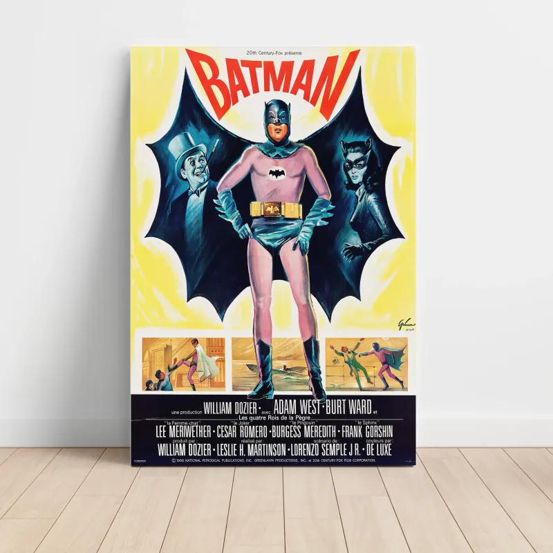 Batman Fine Art 1960's Movie Poster Wall Art Batman Fine Art 1960's Movie Poster Wall Art