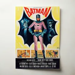 Batman Fine Art 1960's Movie Poster Wall Art