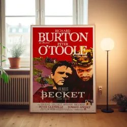 Becket Fine Art 1960's Movie Poster Wall Art