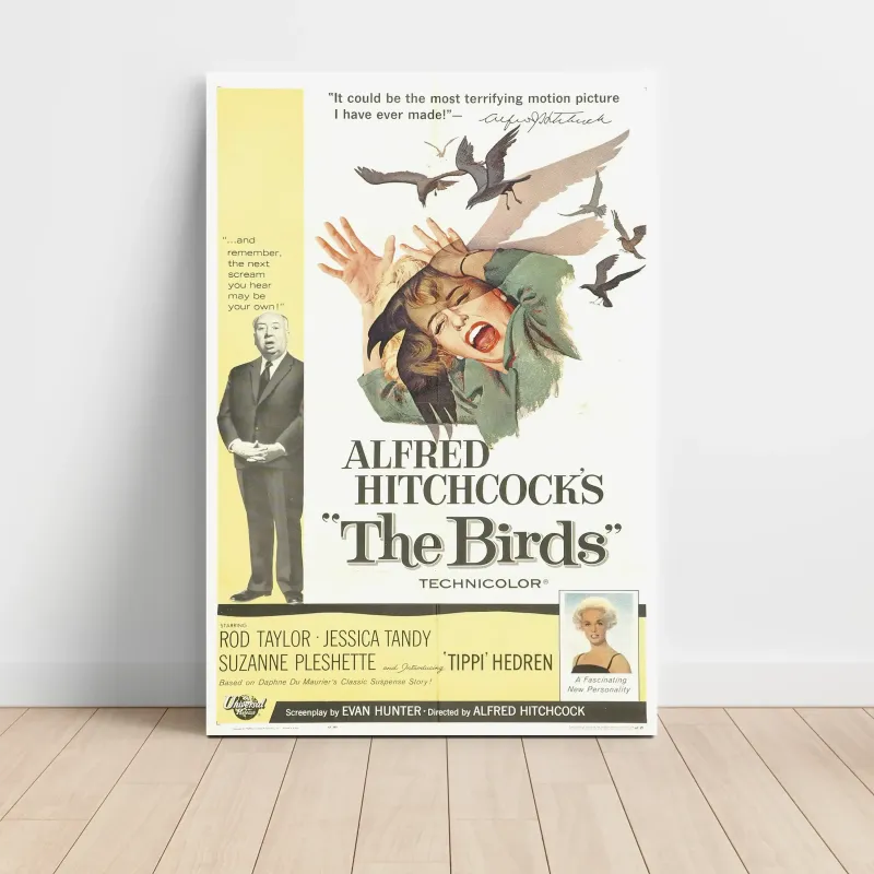 The Birds (1963) Fine Art Movie Poster