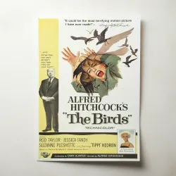 The Birds Fine Art 1960's Movie Poster Wall Art