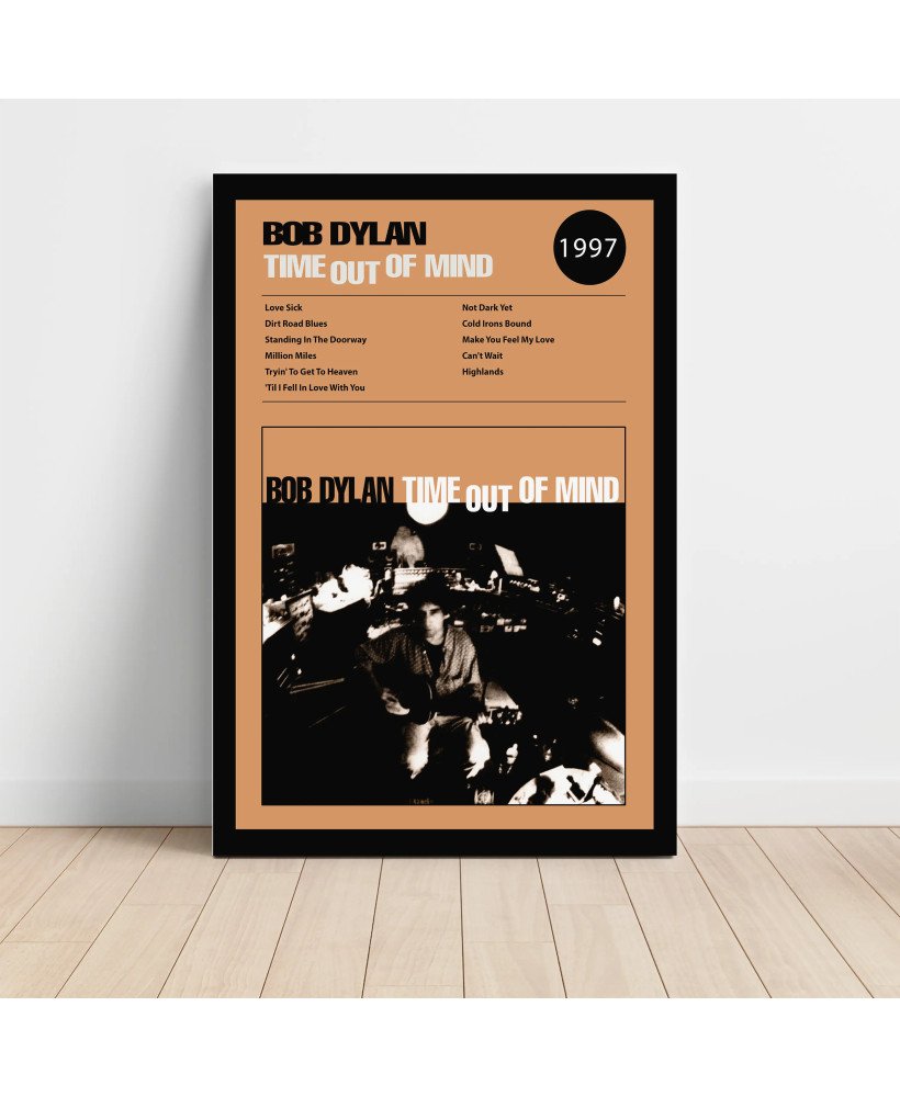 Bob Dylan - Time Out Of Mind Fine Art Album Poster
