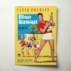 Blue Hawaii (1961) Fine Art Movie Poster