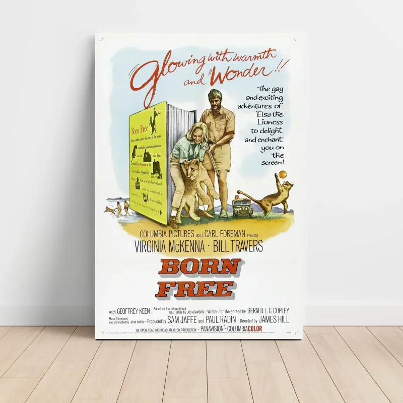Born Free (1966) Fine Art Movie Poster