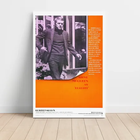 Bullitt Fine Art 1960's Movie Poster Wall Art
