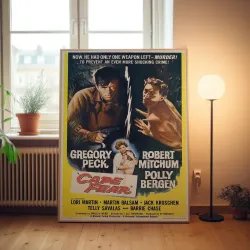 Cape Fear Fine Art 1960's Movie Poster Wall Art