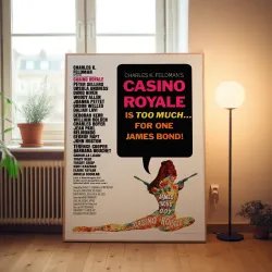 Casino Royale Fine Art 1960's Movie Poster