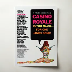 Casino Royale Fine Art 1960's Movie Poster