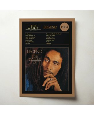 Bob Marley & The Wailers – Legend Fine Art Album Poster