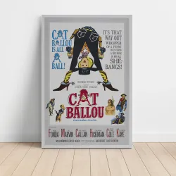 Cat Ballou Fine Art 1960's Movie Poster Wall Art