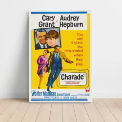 Charade Fine Art 1960's Movie Poster Wall Art