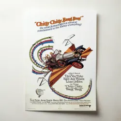 Chitty Chitty Bang Bang Fine Art 1960's Movie Poster