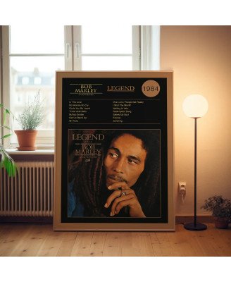 Bob Marley & The Wailers – Legend Fine Art Album Poster
