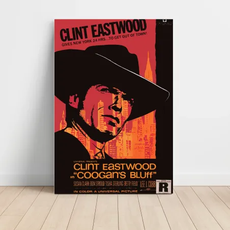 Coogan's Bluff (1968) Fine Art Movie Poster