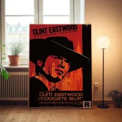 Coogans Bluff  Fine Art 1960's Movie Poster Wall Art