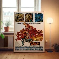 The Dirty Dozen Fine Art 1960's Movie Poster