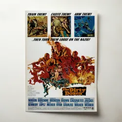 The Dirty Dozen Fine Art 1960's Movie Poster