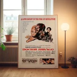 Doctor Zhivago Fine Art 1960's Movie Poster Wall Art