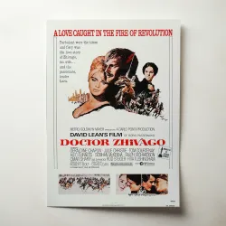 Doctor Zhivago Fine Art 1960's Movie Poster Wall Art
