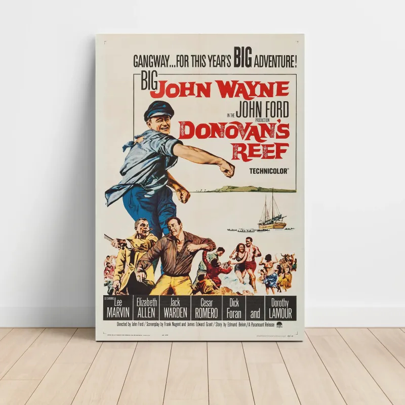 Donovan's Reef (1963) Fine Art Movie Poster