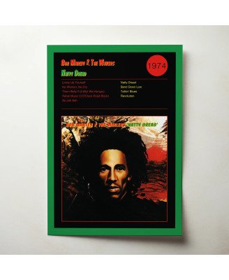 Bob Marley The Wailers – Natty Dread Fine Art Album Poster