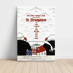 Dr Strangelove 1960's Movie Poster | Fine Art for Home Decor
