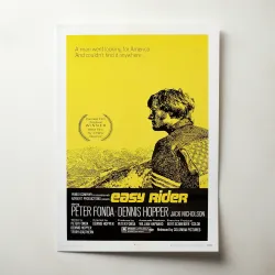 Easy Rider Fine Art 1960's Movie Poster Wall Art