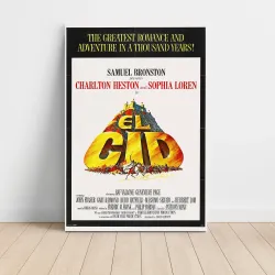 El Cid Fine Art 1960's Movie Poster Wall Art
