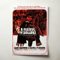 A Fistful of Dollars (1964) Fine Art Movie Poster