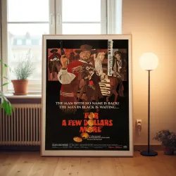 For a Few Dollars More 1960's Movie Poster Fine Art Print