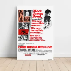 From Russia With Love 1960's Movie Poster - Fine Art Decor