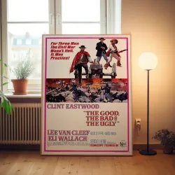 The Good The Bad And The Ugly 1960's Fine Art Movie Poster