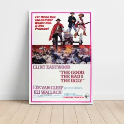 The Good The Bad And The Ugly 1960's Fine Art Movie Poster