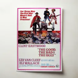 The Good The Bad And The Ugly 1960's Fine Art Movie Poster