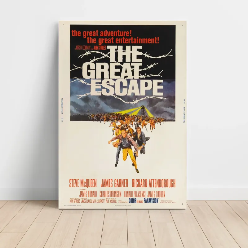 The Great Escape (1963) Fine Art Movie Poster